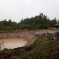 Пожарный водоем и дренаж